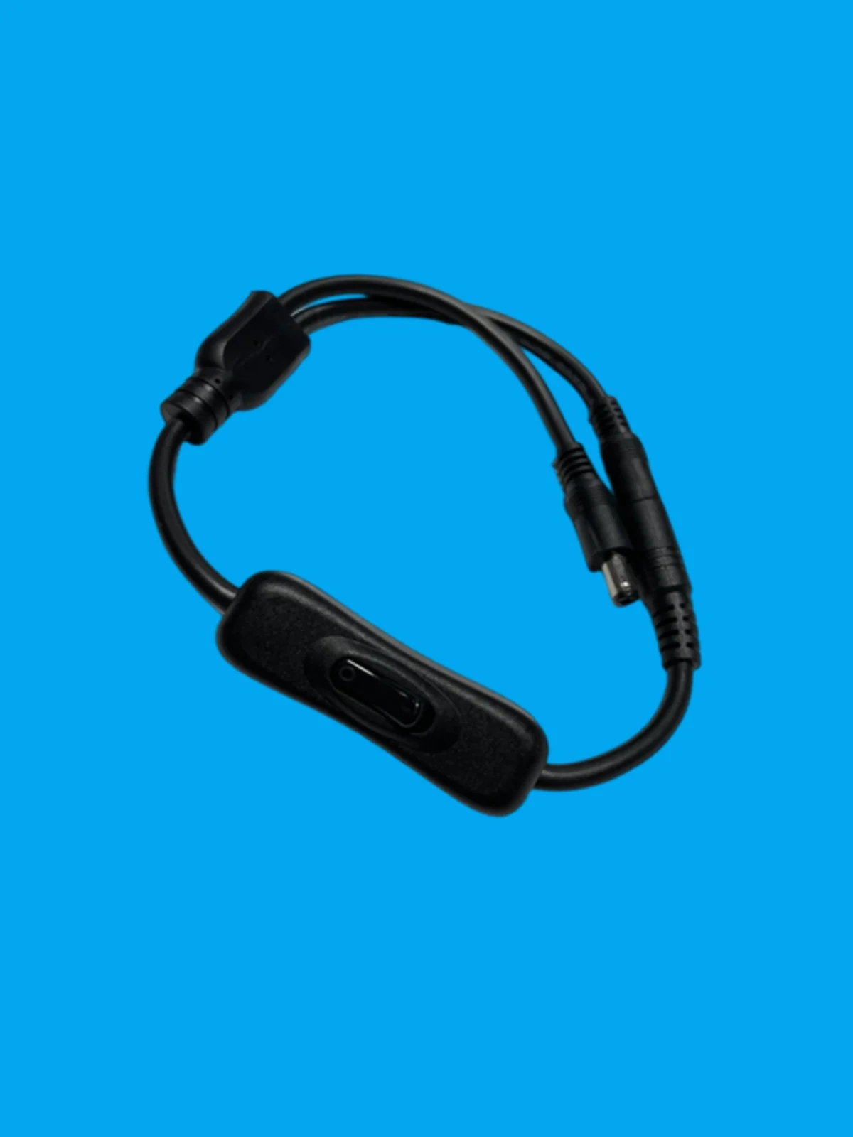 Divisor de CC Cbles DC5.5 x 2,1mm con cable de alimentación Swtich para adaptador de carga 18awg Minitor para luz Led 30cm toda la potencia de cobre - imagen 3