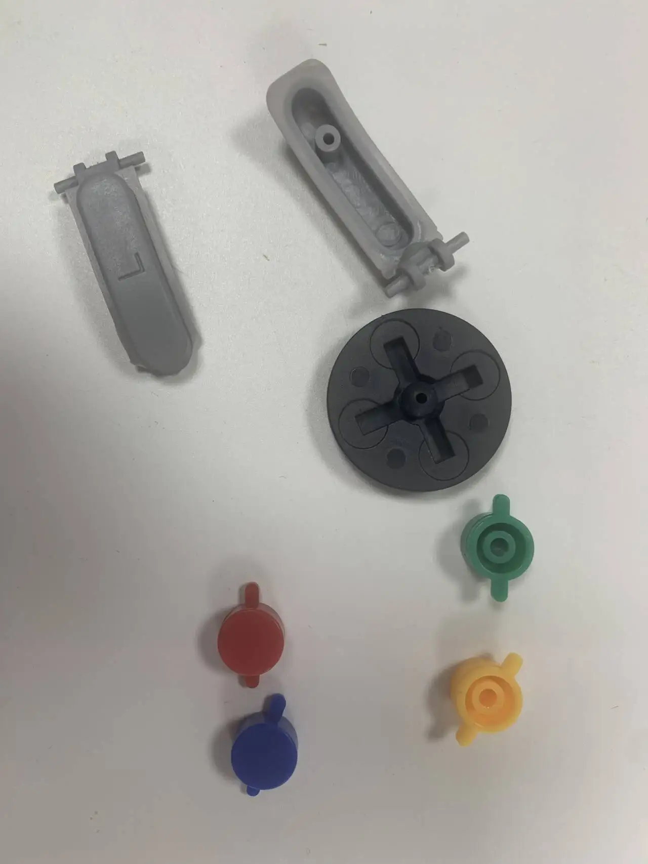 Teclados de botones AB para botones coloridos SNES para almohadillas Super NES D, botones de encendido - imagen 3