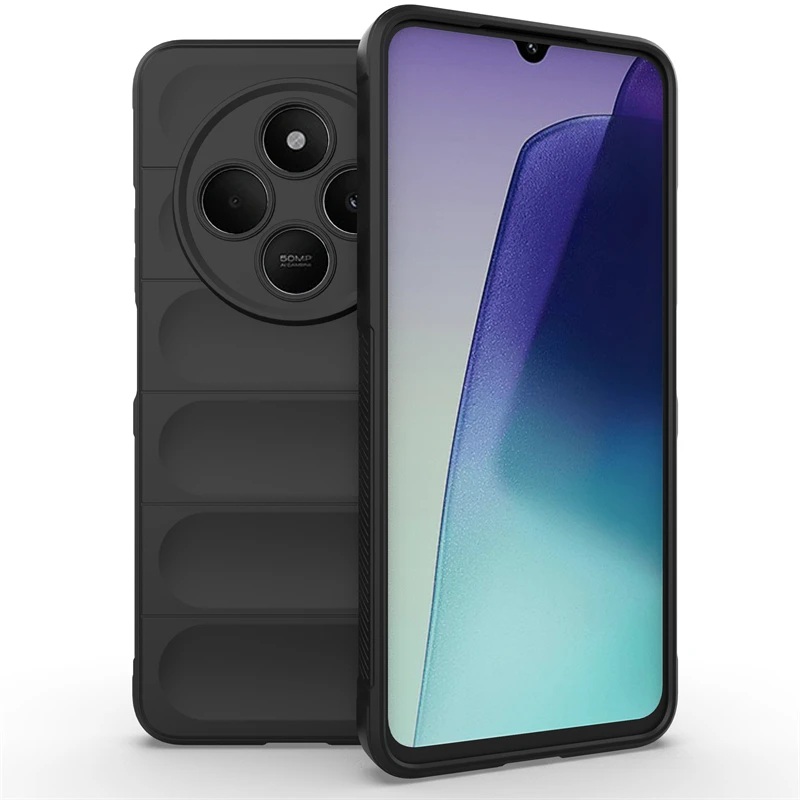 Funda de silicona TPU para Xiaomi Redmi 14C, Protector de goma a prueba de golpes, anticaída - imagen 4