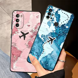 Funda de teléfono suave negra para Motorola Mot G71 G60s G50 G60 G22 Edge40 G53 G30 G52 G32 Edge 20 Pro 30 Lite G51 G73 G31