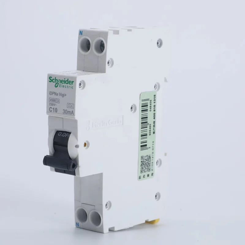 Schneider-Disyuntor de fuga de una sola pieza, iDPNa Vigi de generación A9, doble entrada, doble salida, 20 A, excelente diseño, fácil instalación - imagen 5