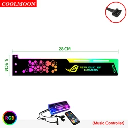 Coolmoon Soporte Tarjeta Gráfica RGB para PC