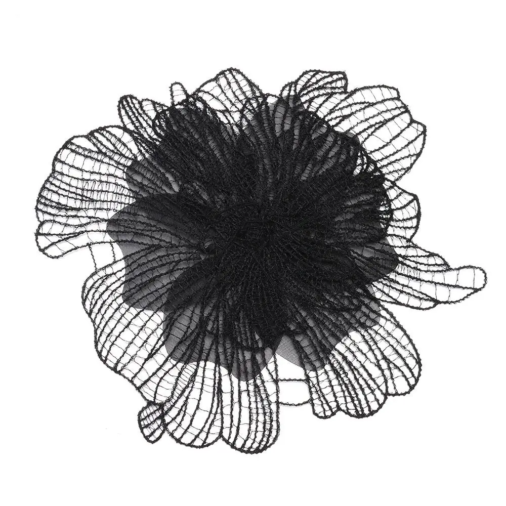 Parches de flores bordados hechos a mano, vestido de flores de encaje multicapa, accesorios de ropa decorativos DIY para mujer - imagen 3