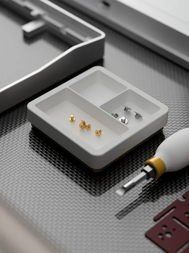 Caja de almacenamiento de bandeja de tornillo magnética personalizada S3, Material de impresión 3D, Kit de bricolaje para teclado mecánico - imagen 2