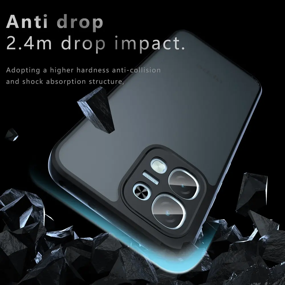 Para OPPO A6 Pro Global Funda OPPO A6 Pro Funda Coque duro transparente PC suave TPU borde a prueba de golpes para OPPO A6 Pro - imagen 3