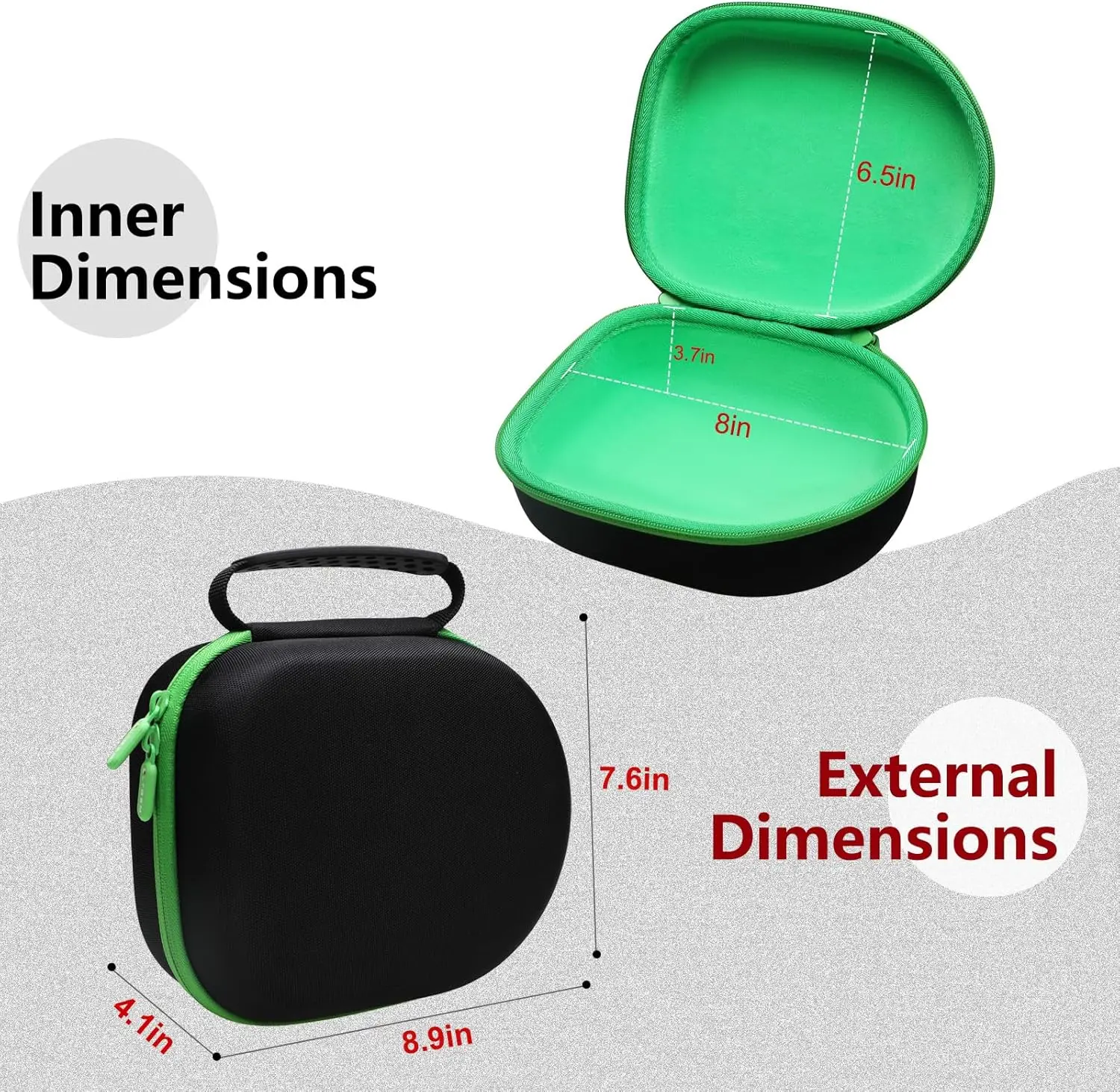 LTGEM funda rígida para auriculares Xbox, bolsa de almacenamiento de viaje - imagen 5