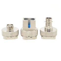 Adaptador Fibra Óptica SC/ST/FC Metálico con Acoplador Medidor