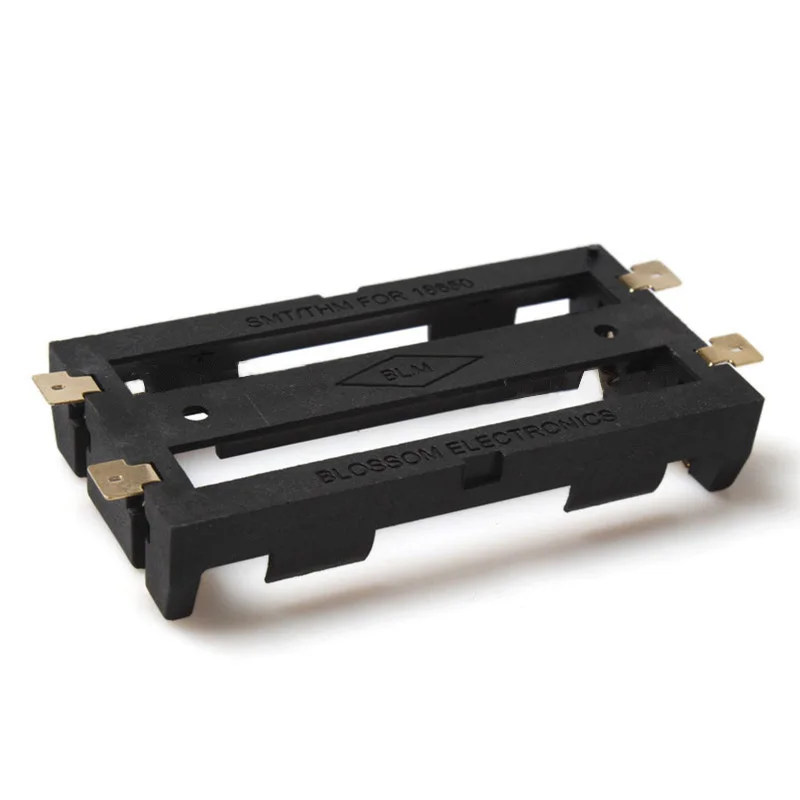 Soporte de caja de batería 18650 SMT 1S 2S 3S 4S 1 2 3 4 SMD contenedor de caja de baterías de iones de litio con pines de bronce para luz Led DIY - imagen 5