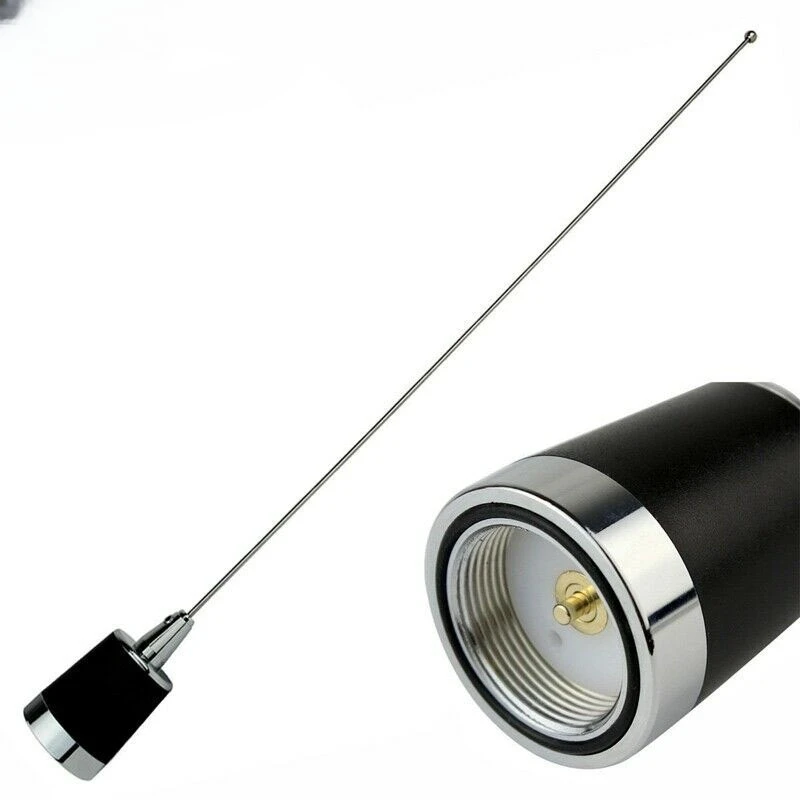 Juego de antena NMO y adaptador de Base de montaje magnético Daul Band VHF/UHF 134MHz/430MHz 100W 2.15dB antena para Radio móvil de coche Ham - imagen 3