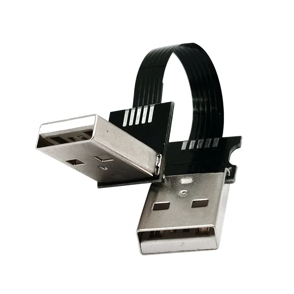 Cable USB 100 de 5CM-2,0 CM, Cable de extensión tipo A, USB macho A hembra, HDD, ángulo de supervelocidad de 90/270 grados, ángulo arriba/abajo - imagen 5