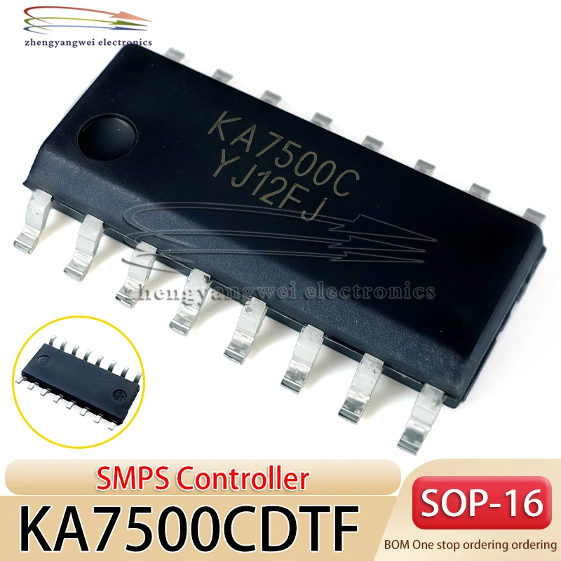 10 Uds código KA7500C KA7500CTF SOP-16 controlador SMPS AC-DC controlador y regulador de voltaje - imagen 2