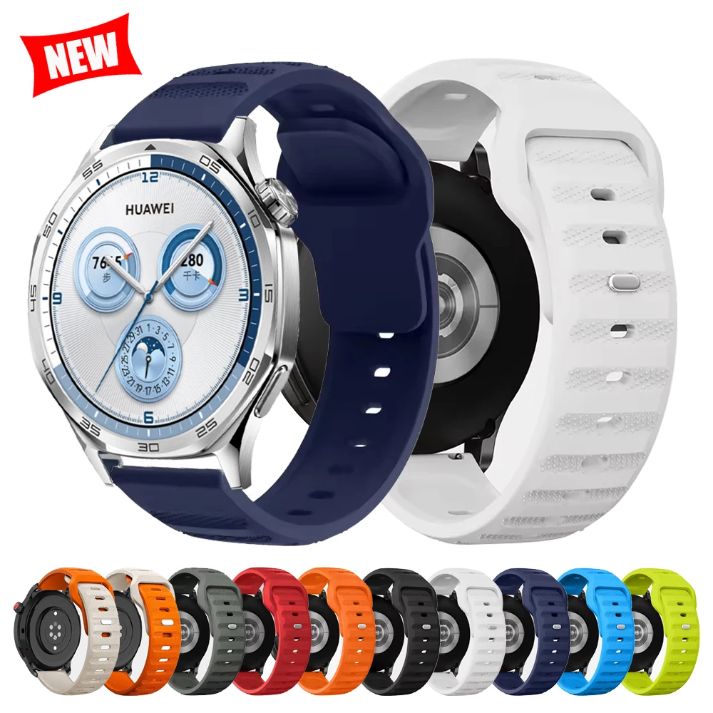 Correa de silicona para reloj HUAWEI GT 5 pro 4 46mm GT 3 2 46/42mm HONOR Magic Watch 4 GS 3 correa transpirable - imagen 2