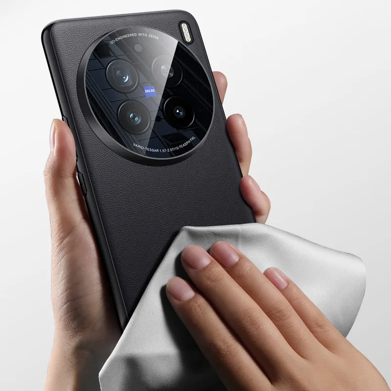 Para VIVO X200, X200 Pro funda ELVEV la más nueva funda protectora de cuero PU ultrafina para teléfono - imagen 4