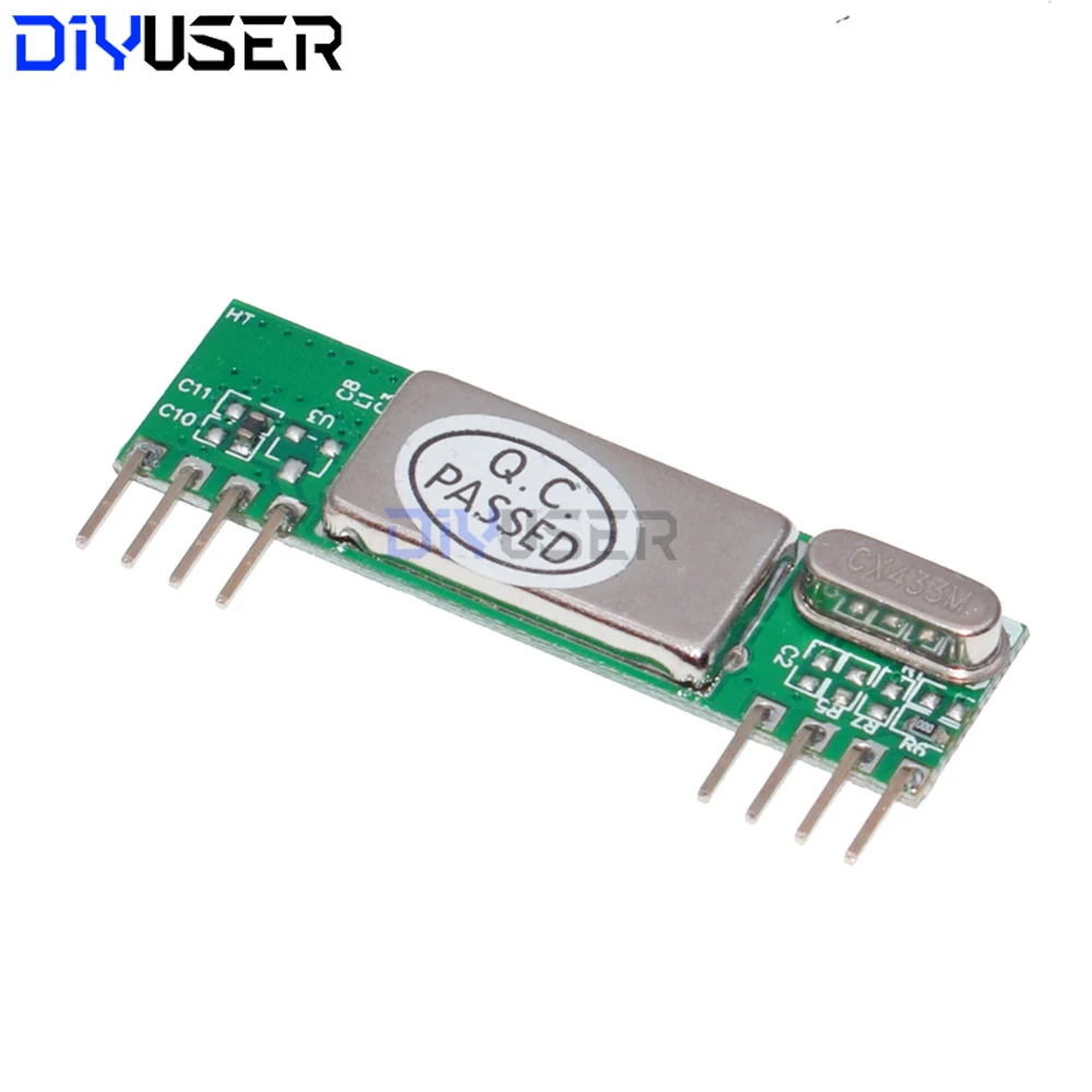 Módulo receptor RF de 433MHz superheterodino RXB6 alta sensibilidad baja potencia para Arduino ESP8266 IoT 3,3 V 5V - imagen 2