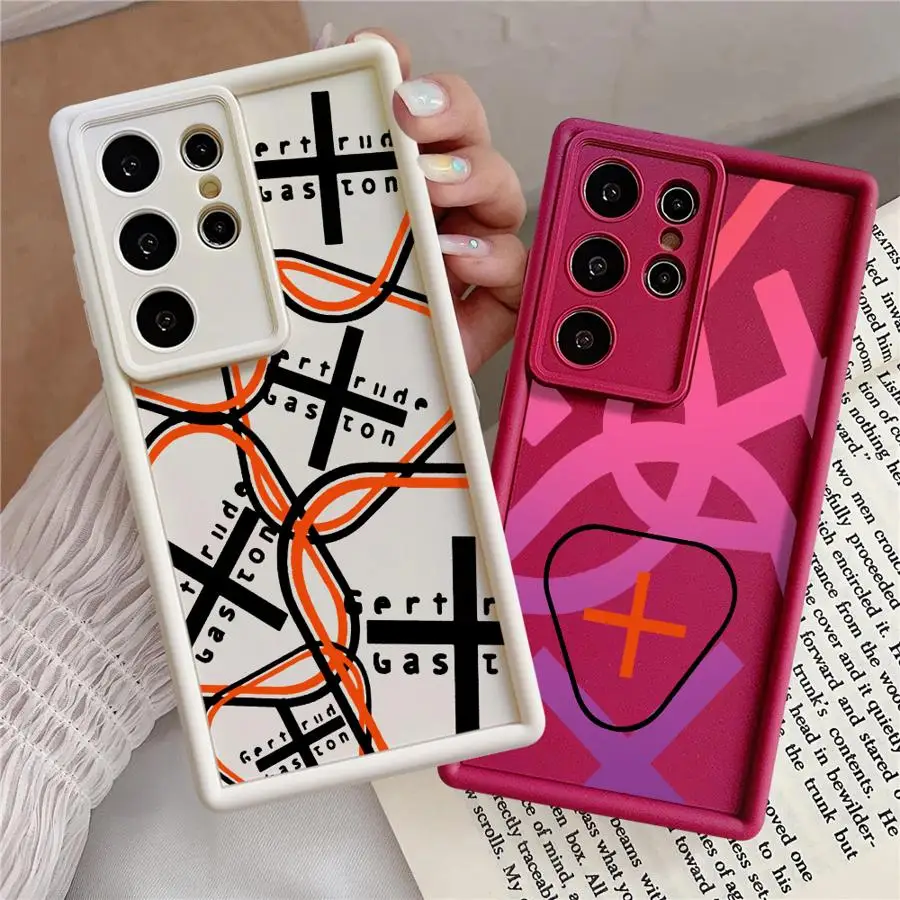 Funda de teléfono para Samsung Galaxy Note 20 Ultra S23 Plus S24 FE S25 Ultra S24 S22 S25 S23 S21 S20 TPU suave G-Gertrudes - imagen 5