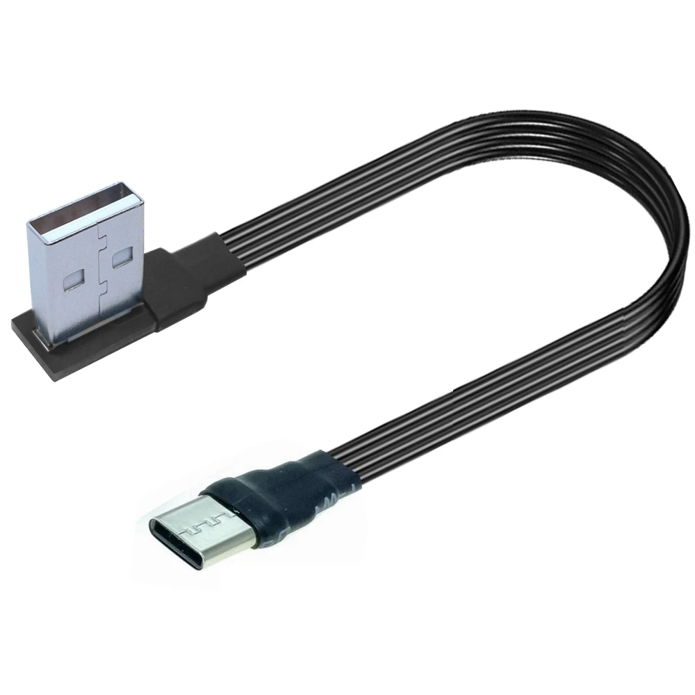 3M 2M 1M plano tipo c USB2.0 es adecuado para cable cargador minis de doble codo typec Nubia z17mini 5CM 10CM 20CM 30CM 50CM - imagen 5