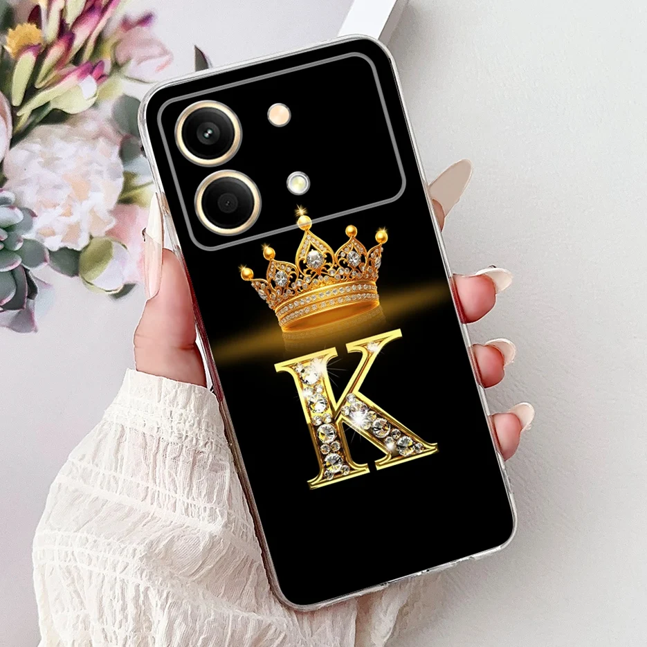 Para Xiaomi Redmi Note 13 4G funda de lujo con letras de moda funda de teléfono de silicona suave para Redmi Note 13 Pro Plus Note13 5G bolsas - imagen 5