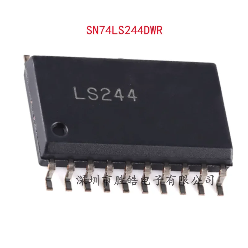 (10 uds) nuevo SN74LS244DWR 74LS244 Chips de controlador de línea y búfer de ocho vías SOIC-20 circuito integrado SN74LS244DWR