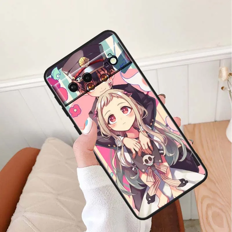 Hanako X Yashiro para Google Pixel 10 9 8 7 9a 8A 7a 6a XL Pro 5G funda de teléfono negra - imagen 4