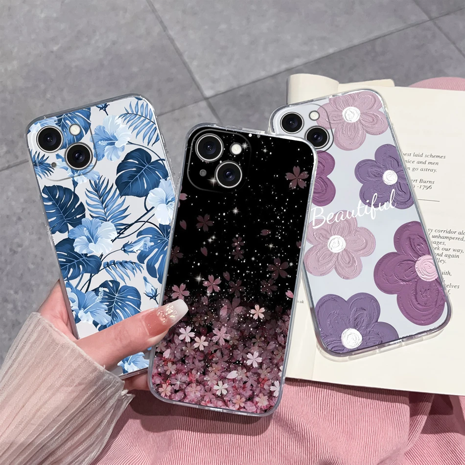 Para iPhone 15 Plus 15 Pro Max funda de teléfono mariposa de ensueño suave TPU silicona transparente carcasa ligera para iPhone15 parachoques - imagen 2