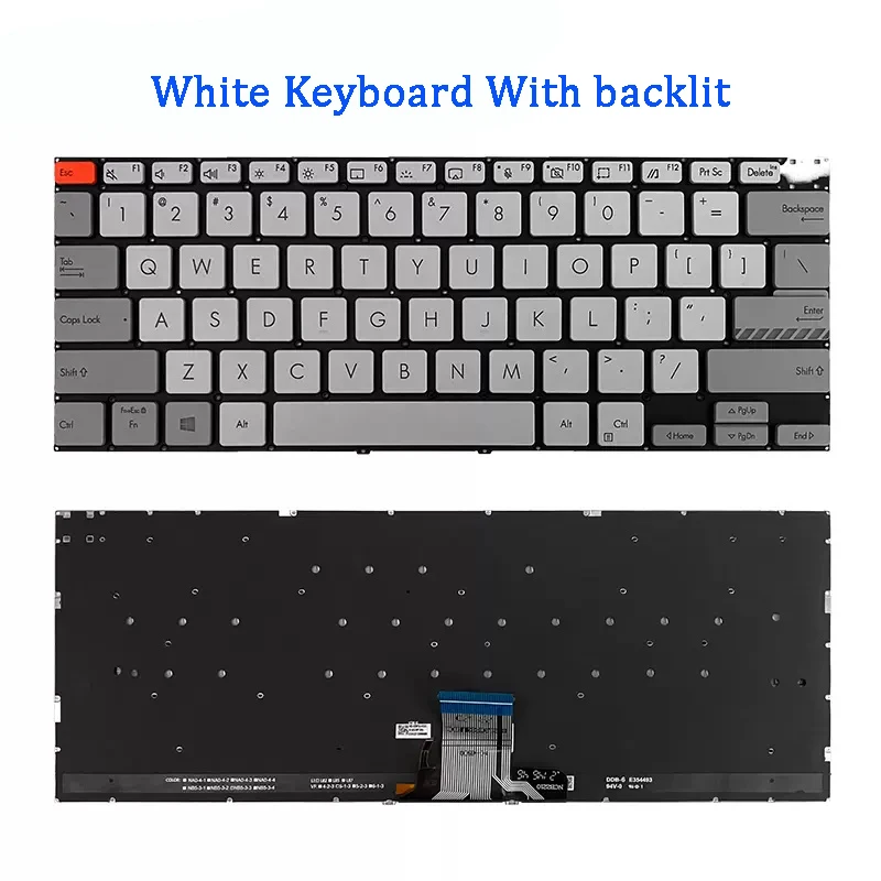 Nuevo teclado Original para ordenador portátil ASUS Pro14 M7400 M4700QC X7400 M3400 M3401Q X3400P K3400P - imagen 3