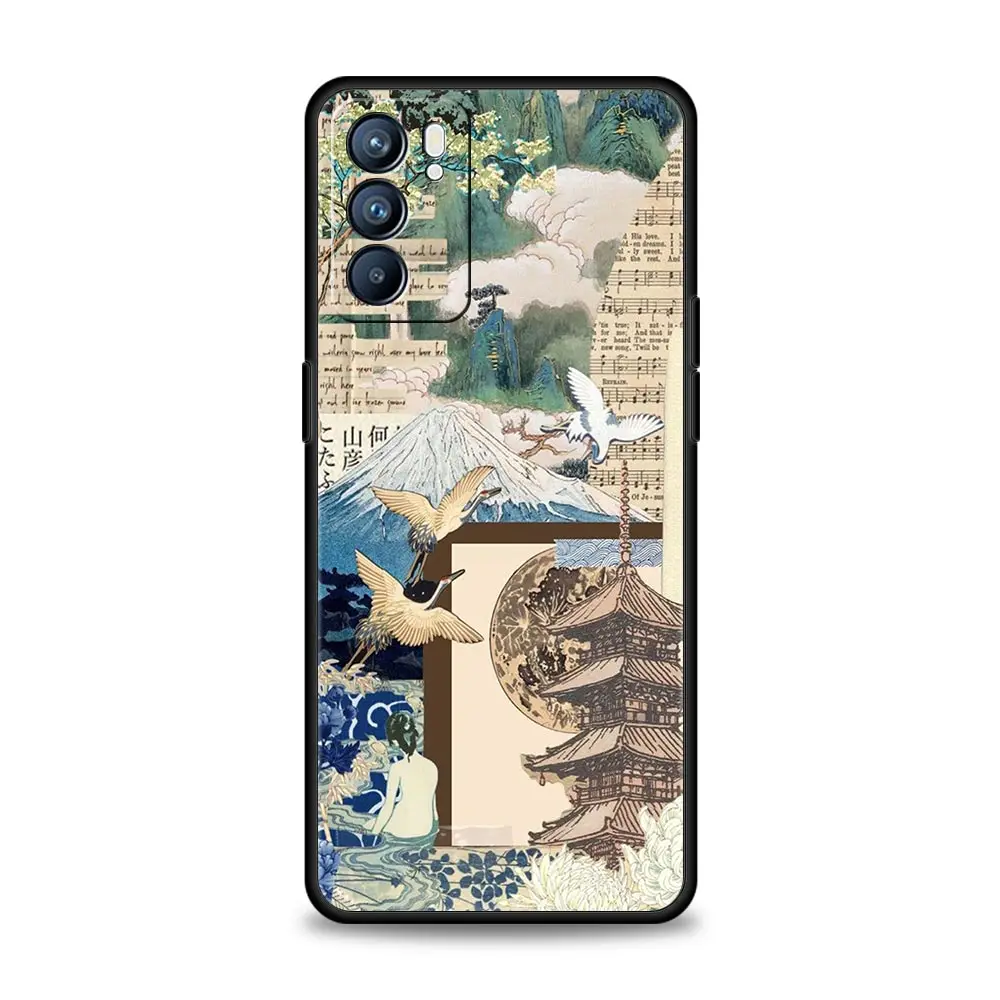 Funda para Oppo Reno13 Reno12 Reno11 F Reno10 Pro A54 A53 A95 A76 A74 A57 A98 A80 A79 5G A78 4G, etiqueta japonesa Osaka Kanagawa - imagen 3