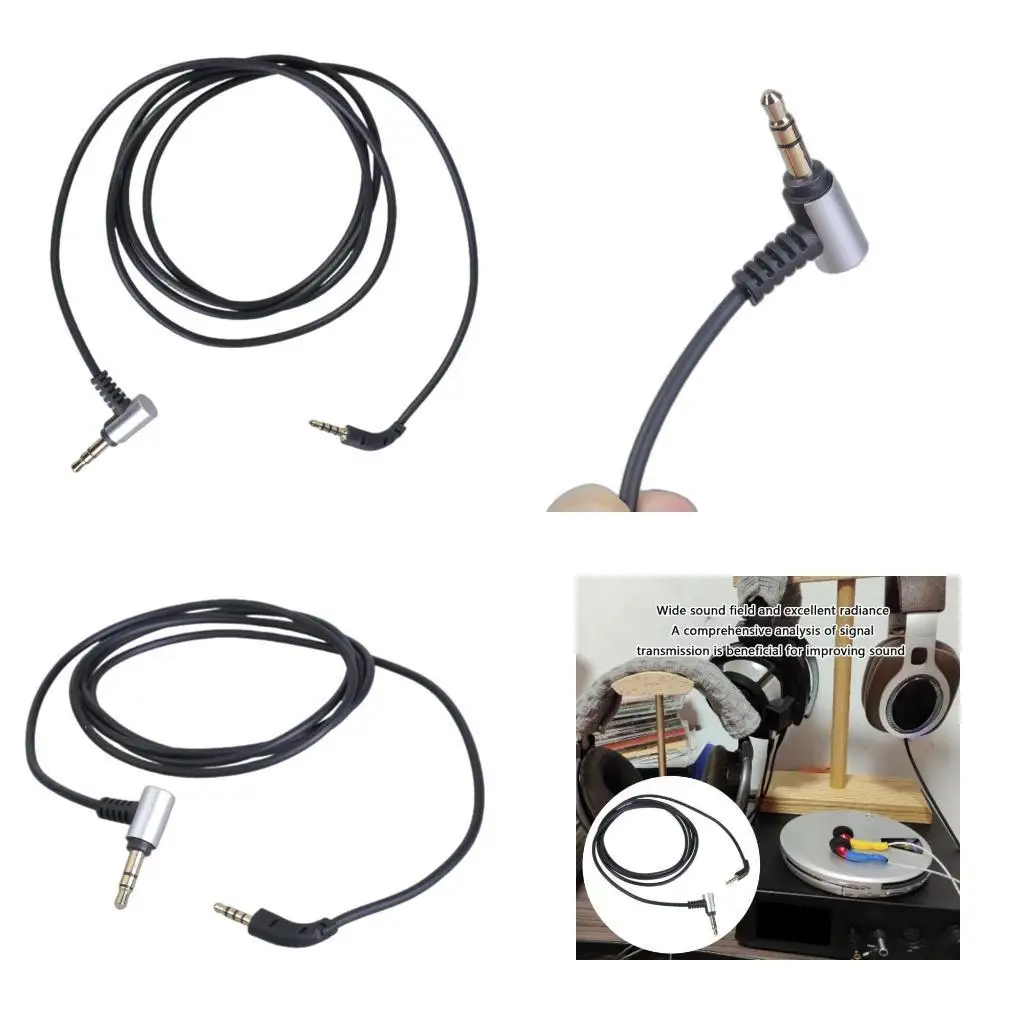 R53C 120cm 3.5 mm a 2.5 mm Cable audios para auriculares B&W P9 P9 P7 Audios reemplazo auriculares
