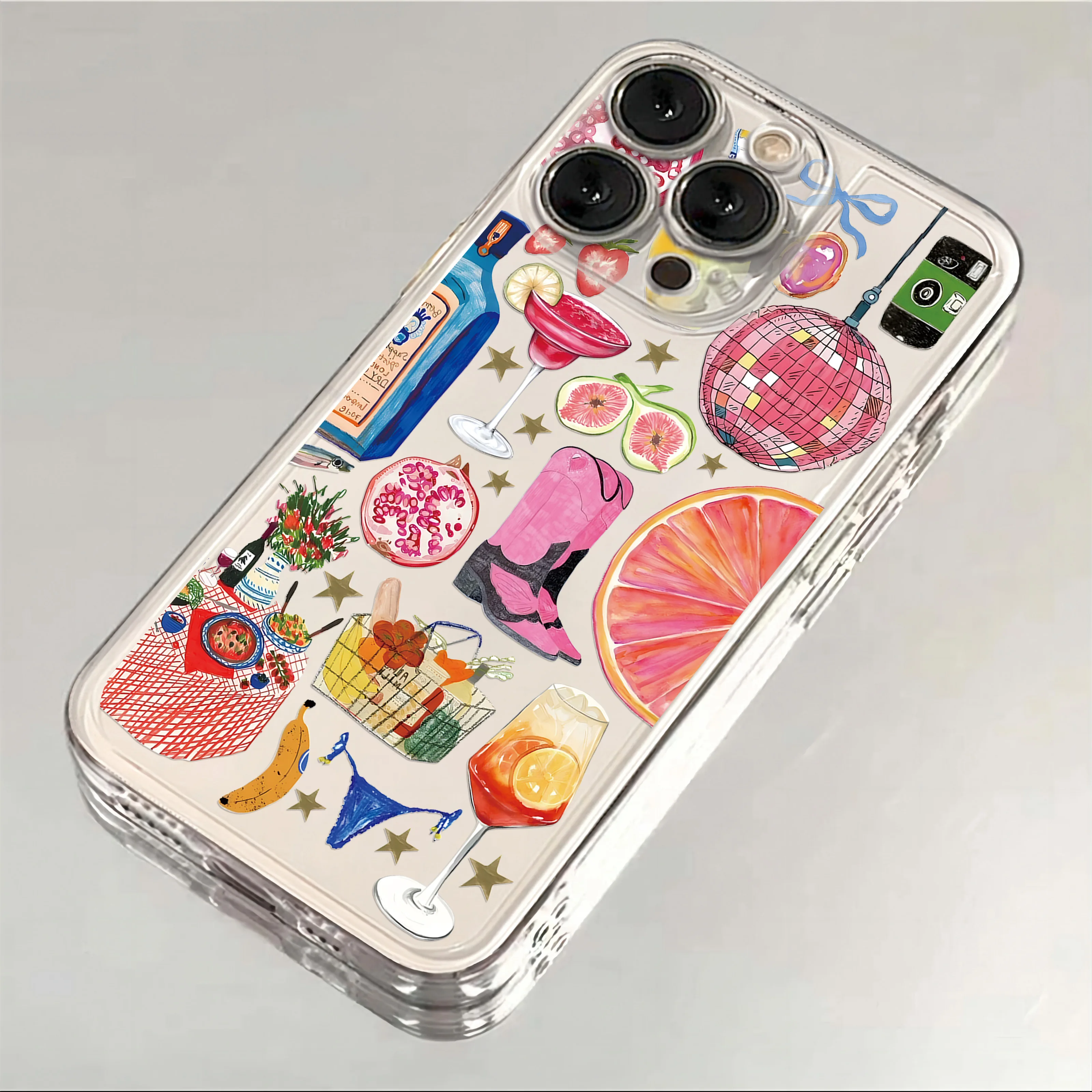 Funda de teléfono con diseño de limón y vino con paisaje costero para Tecno Spark Go 30C 10 Camon 30 20 19 Pova 6 5 Pro Itel S23 A70 4G 5G, funda de TPU - imagen 5