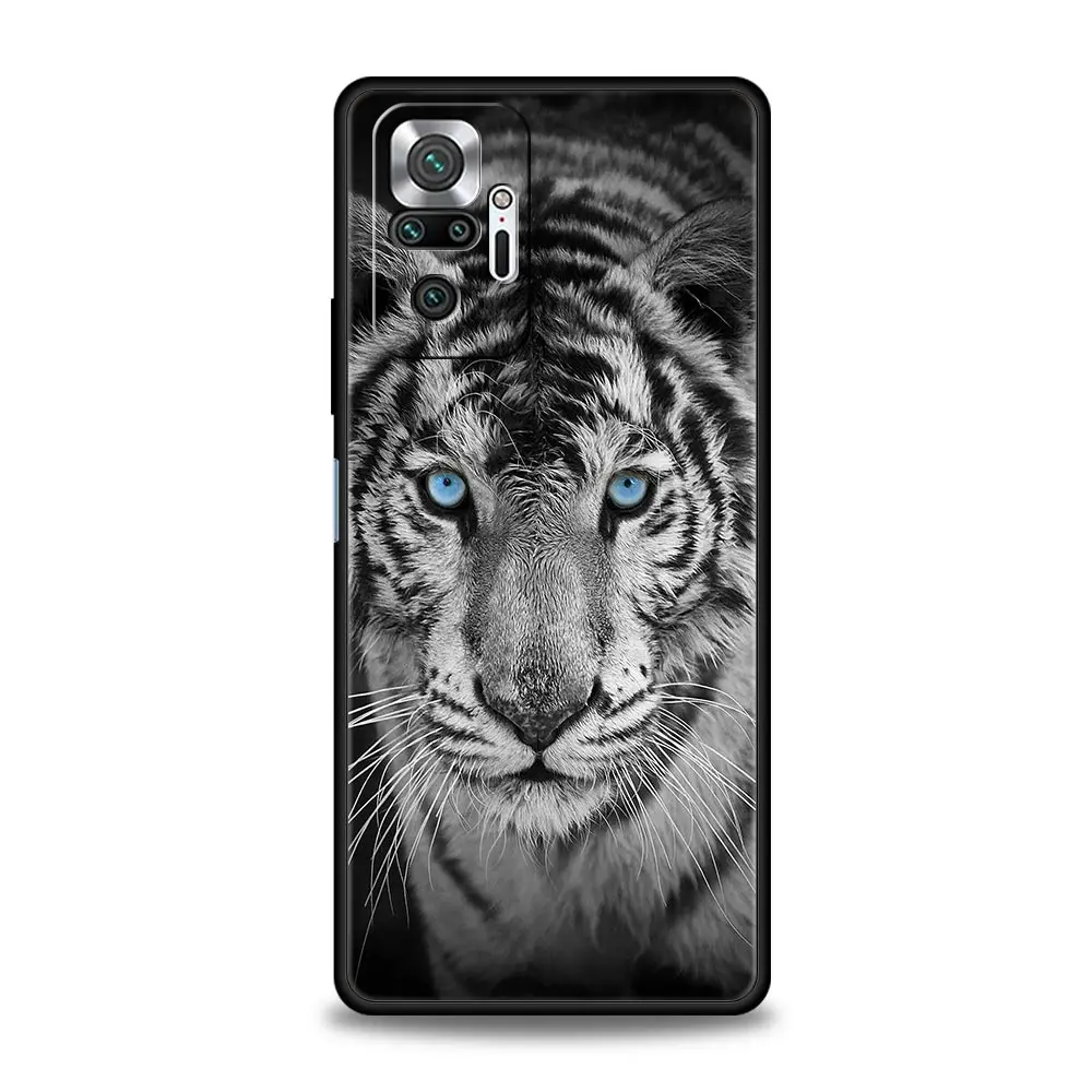 Funda de teléfono Animal tigre blanco para Xiaomi Redmi Note 14 13 12 5G 11 10 Pro Plus 4G 9S 9 14C 13C 12C 10C 9C 9A funda suave de TPU - imagen 5