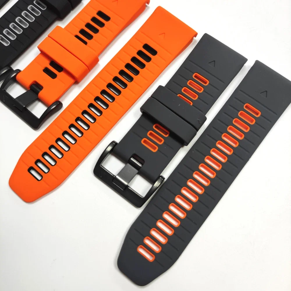 Correa de reloj de liberación rápida para Garmin Fenix 7 7X Pro 8 E 6 6X 5X/Epix Gen2/Enduro 3/970 965/Tactix8 22mm 26mm correas de silicona para reloj - imagen 4