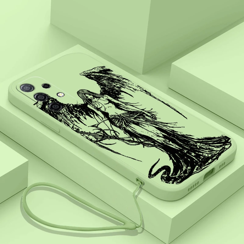 Funda divertida de Ángel Punk Retro con correa de mano para Samsung, A54, A34, A73, A53, A33, A23, A14, A13, A03, A04, A72, A52, A32, A22, A71, A51, 4G, 5G - imagen 5