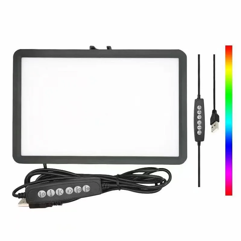 Luz Led regulable para vídeo y fotografía, lámpara de relleno con soporte para trípode, 6/8 pulgadas, para estudio fotográfico - imagen 3