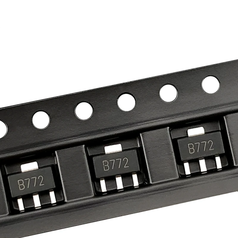 (50 uds) B772 SOT-89 2SB772 SMD PNP triodo transistor de potencia media