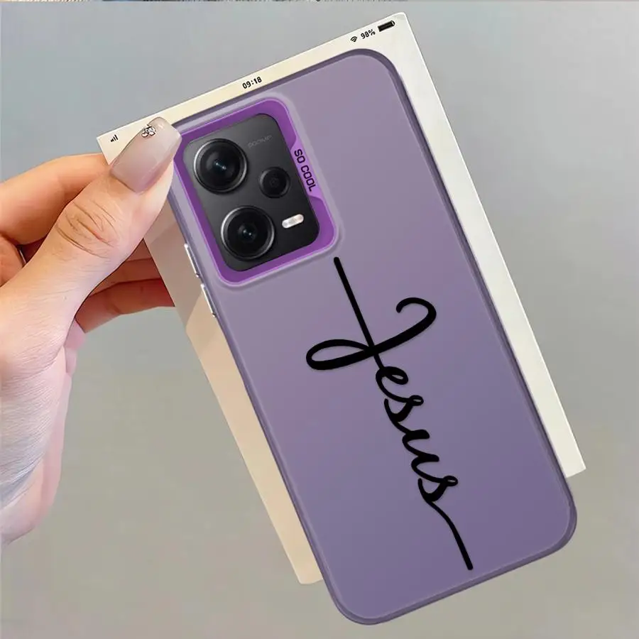 Funda trasera de teléfono para Xiaomi Redmi 9T A1 A2 Plus A5 13C 10C 9C K60 14C 12C Cool Cross Pattern - imagen 4