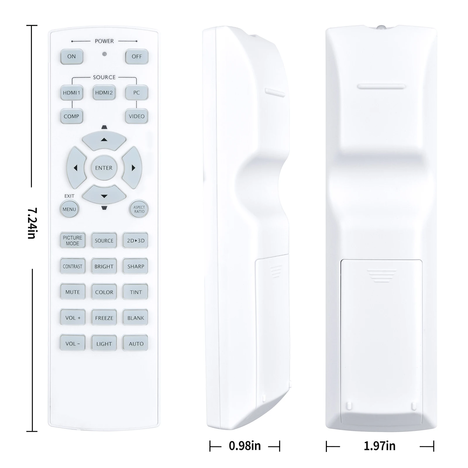 Mando a distancia para proyector de vídeo doméstico, nuevo mando a distancia para Vivitek H1080, H5080, H5085, H5085HD, H5082, H1080FD, H1081, H1082, H1085FD, H1085, DLP 1080P - imagen 5