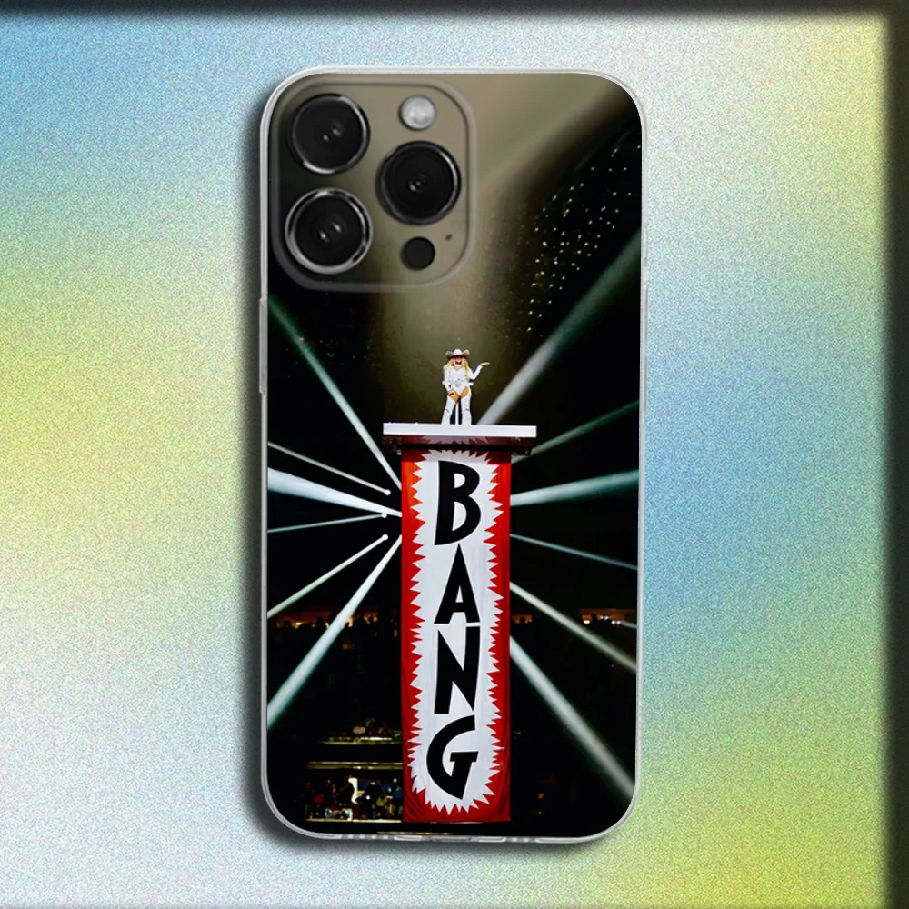 Funda de teléfono Singer B-Beyonce para iPhone 16,15,14,13,12,11 Plus,Pro,Max,XR,XS,X,Plus,SE,Mini cubierta suave transparente - imagen 2