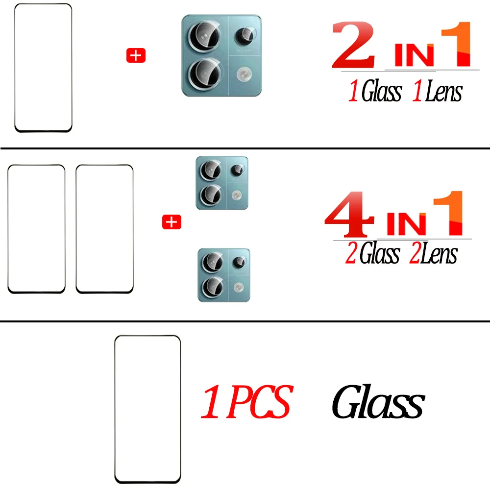 Vidrio Película De Protector para Redmi Note 14 13 Pro 5G Protectores De Pantalla Redmi Note13 12 11 10 Pro Cristal Templado y Cámara Note 12 Pro Plus Screen Glass Para Redmi Note 14 Película Frontal Teléfono - imagen 3