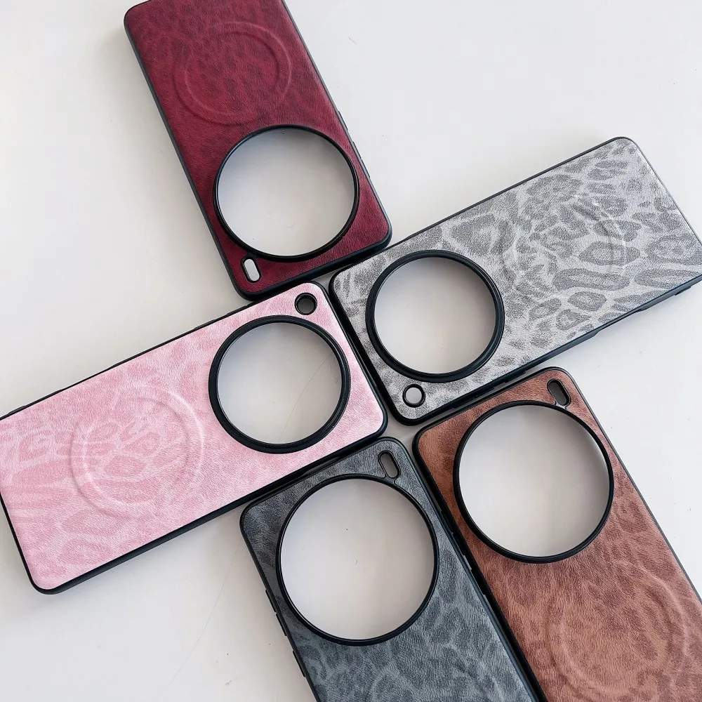 Para VIVO X200 Pro funda suave de piel sintética carga inalámbrica magnética funda protectora trasera para VIVO X200 Pro Mini carcasa de teléfono - imagen 3