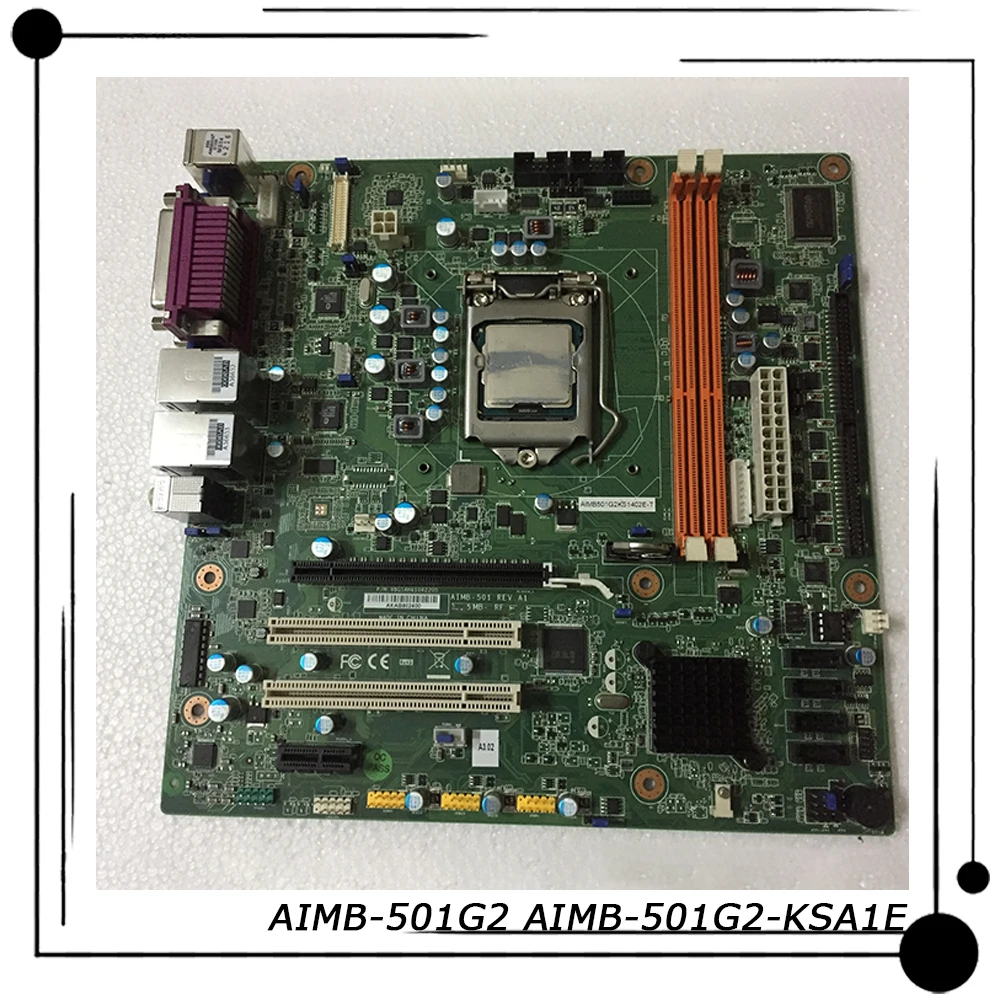AIMB-501G2 AIMB-501G2-KSA1E AIMB-501 Rev:A1 para placa base de ordenador Industrial Advantech Dual VGA alta calidad completamente probada - imagen 2