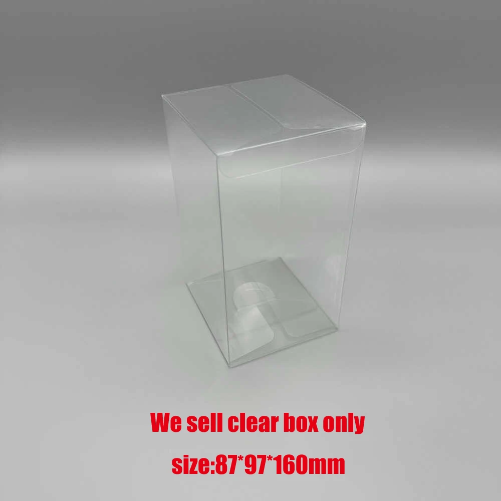 Caja transparente para caja de mascotas, protector de espada, corona Zenith PTCG 6,0, caja delgada, vitrina protectora transparente