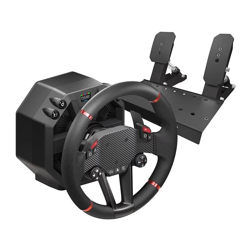 Volante de accionamiento directo Simplaye Original 11,8 "/30cm T598X XBOX/PC T598P para PS5/PS4/PC + Base de rueda + pedales de línea de carreras LTE - imagen 2
