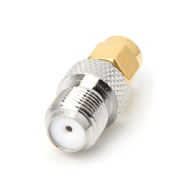 Adaptador coaxial RF F a conector SMA, conector hembra tipo F a conector hembra SMA recto - imagen 4