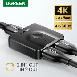 UGREEN Conmutador HDMI 4K Bidireccional para Xiaomi Mi Box, Xbox y PS4