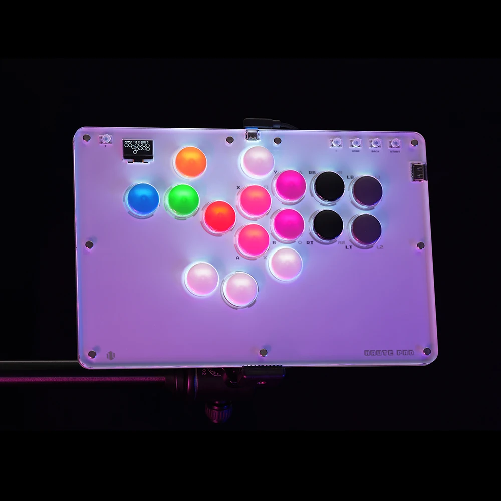 Alta42-COSMOX-teclas de 20,6mm, controlador sin palanca Hitbox, luchador para Kailh, tapa cruzada personalizada, tecla mecánica Arcade - imagen 4