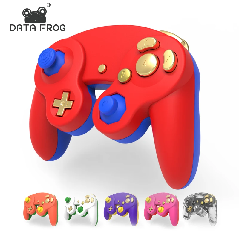 Controlador de GameCube personalizado DATA FROG para botones Smash Shell, piezas de repuesto para mando NGC