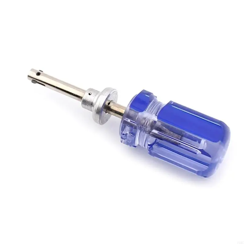 J1HC 4 pulgadas bloqueo cable CATV y desbloqueo Terminator Tool Blue 75ohm - imagen 2