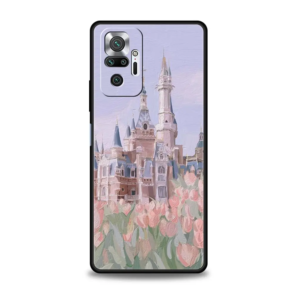 Funda de teléfono con estampado de dibujos animados para Xiaomi Redmi Note 13, 12, 5G, 11, 10 Pro Plus, 4G, 9S, 9, 8, 7, 9T, 13C, 12C, 10C, 9C, 9A, funda de silicona suave - imagen 3