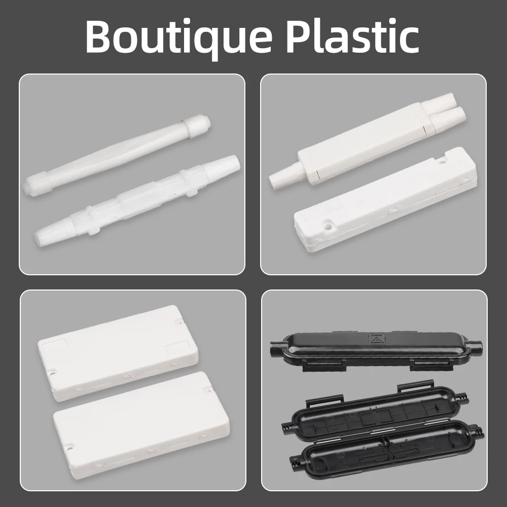 Caja de protección de fibra óptica, cable óptico de alambre de cuero, caja protectora de tubo termorretráctil, plástico aislante - imagen 5