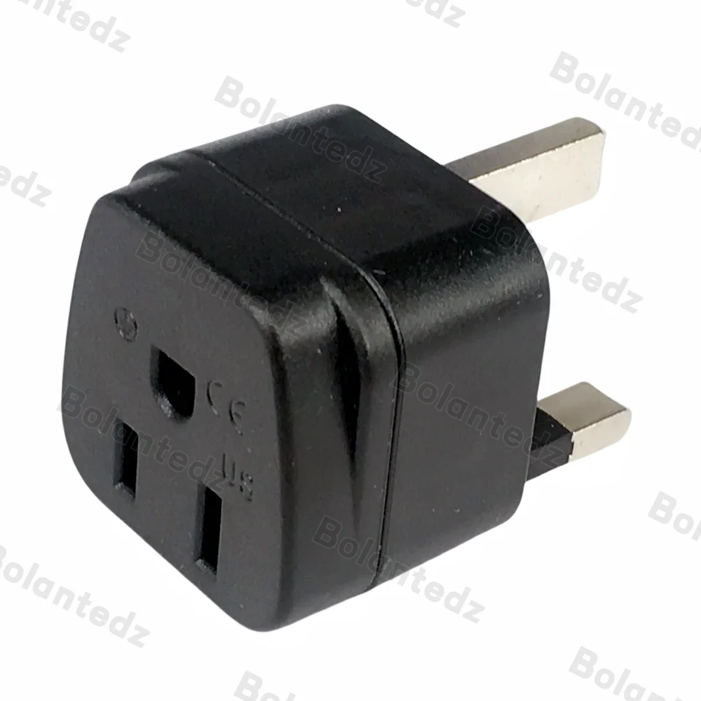 Adaptador de enchufe de Canada, EE. UU., Reino Unido, 13A, tipo A, tipo B a tipo G, convertidor de Inglaterra, Singapur, Malasia, Dubai, Hong Kong, enchufe adaptador de viaje