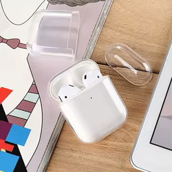 Funda TPU AirPods 1/2 Transparente Suave Antigolpes